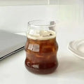 Modern Borosilicate Glass Coffee Cup with Straw & Lid
