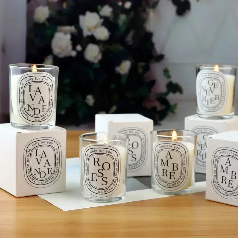 Transparent Aromatherapy Candle Jar – Romantic Wedding & Gift Candle