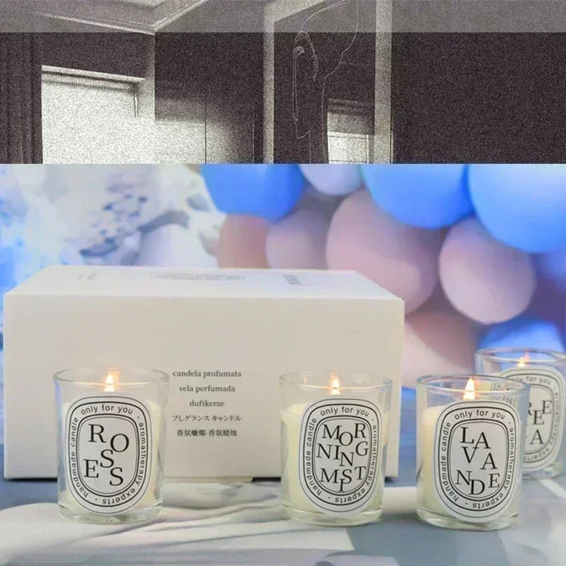 Transparent Aromatherapy Candle Jar – Romantic Wedding & Gift Candle